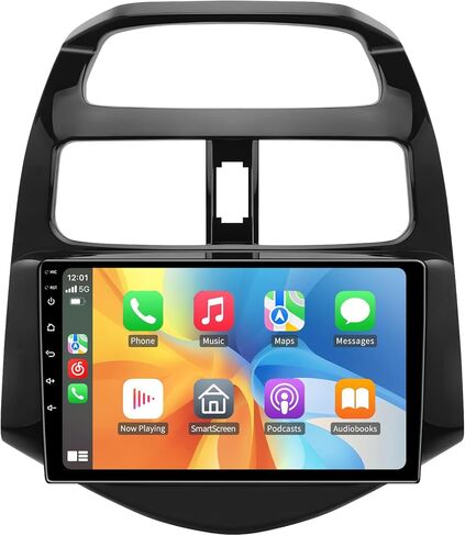 5GWiFi ترقية 4 جيجابايت + 32 جيجابايت راديو السيارة ستيريو لسيارة Chevy Spark 2013 2014 2015 مع Carplay اللاسلكي وAndroid Auto 9 بوصة Android 13 شاشة تعمل باللمس WiFi GPS بلوتوث كاميرا احتياطية in Kuwait