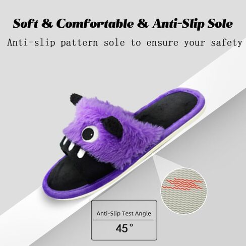 Halloween Cute Slippers for Women, Monster Slippers, House Slippers for Woman, Open Toe Slippers for Women, Memory Foam Slippers for Women, Gifts Slippers for Christmas in Saudi Arabia