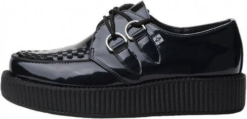 Unisex Patent Oil Slick Creeper Slip-On Loafer in Saudi Arabia