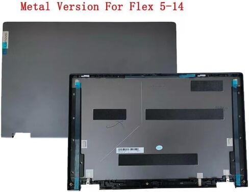 Replacement Laptop LCD Cover Back Rear Top Lid for Lenovo Ideapad Flex 5-14IIL05 5-14ITL05 5-14ARE05 5 14IIL05 14ITL05 5CB0Y85291 5CB0Y85290 5CB0Y85292 460.0K10C.0001 Metal Version (Gray) in Saudi Arabia