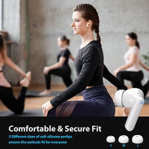 سماعات أذن لاسلكية بلوتوث لهاتف Samsung Z Fold 6 Flip 5 iPhone 15 Pro Max 14 13، سماعات رأس بخاصية إلغاء الضوضاء وميكروفون صوت رياضي داخل الأذن Galaxy S24 S23 S22 S21 A55 A54 A35 Oneplus Open 11 Pixel 8 7 in Kuwait