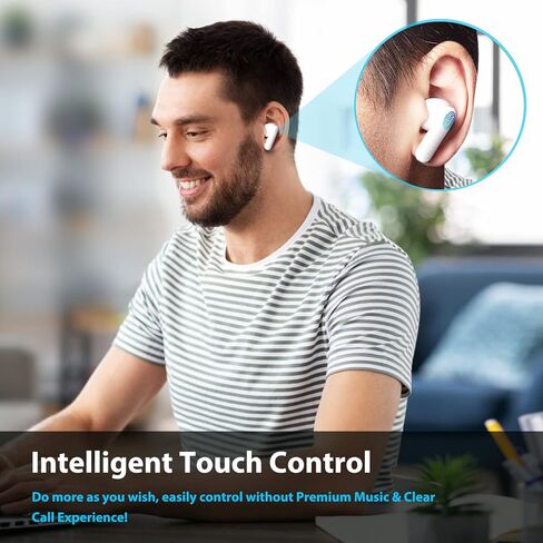سماعات أذن لاسلكية بلوتوث لهاتف Samsung Z Fold 6 Flip 5 iPhone 15 Pro Max 14 13، سماعات رأس بخاصية إلغاء الضوضاء وميكروفون صوت رياضي داخل الأذن Galaxy S24 S23 S22 S21 A55 A54 A35 Oneplus Open 11 Pixel 8 7 in Kuwait