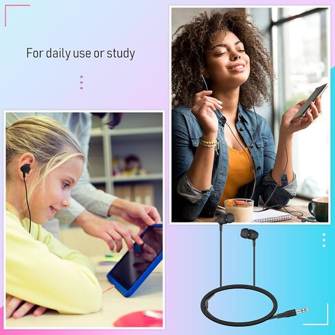 250 حزمة من سماعات الأذن السائبة للأطفال سماعات الأذن سماعات الفصل الدراسي مع سماعات الأذن السلكية للمدارس والفصول الدراسية والمكتبات الأطفال الطلاب هدية (أسود) in Kuwait