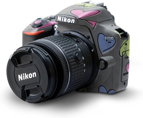 Glossy Glitter Skin Compatible with Nikon D3500 Camera - Rattler - Premium 3M Vinyl Protective Wrap Decal Cover - Easy to Apply | Crafted in The USA by MightySkins in Saudi Arabia