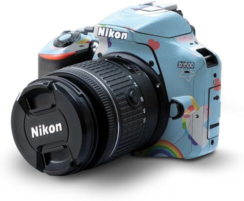 Glossy Glitter Skin Compatible with Nikon D3500 Camera - Rattler - Premium 3M Vinyl Protective Wrap Decal Cover - Easy to Apply | Crafted in The USA by MightySkins in Saudi Arabia