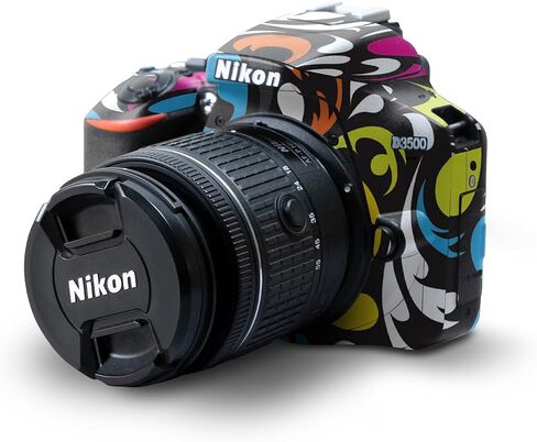 Glossy Glitter Skin Compatible with Nikon D3500 Camera - Rattler - Premium 3M Vinyl Protective Wrap Decal Cover - Easy to Apply | Crafted in The USA by MightySkins in Saudi Arabia