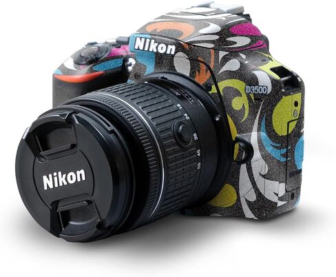Glossy Glitter Skin Compatible with Nikon D3500 Camera - Rattler - Premium 3M Vinyl Protective Wrap Decal Cover - Easy to Apply | Crafted in The USA by MightySkins in Saudi Arabia