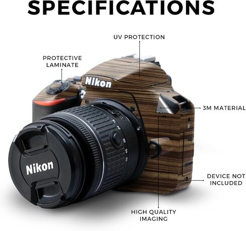 Carbon Fiber Skin Compatible with Nikon D3500 Camera - Cannabis Culture - Premium 3M Vinyl Protective Wrap Decal Cover - Easy to Apply | Crafted in The USA by MightySkins in Saudi Arabia