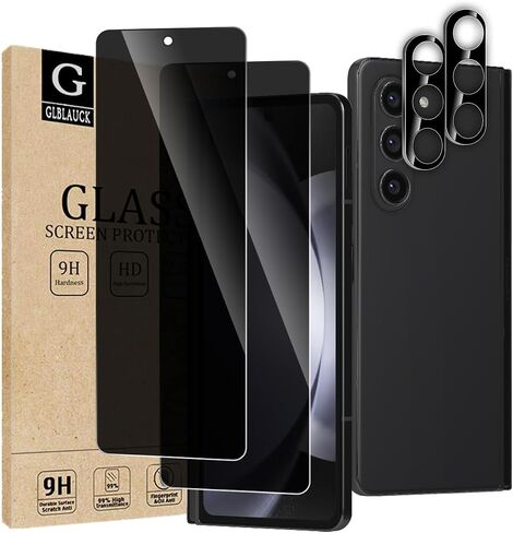 [4 عبوات] واقي شاشة الخصوصية Samsung Galaxy Z Fold 6 5G [عبوتان] + واقي عدسة الكاميرا [عبوتان]، زجاج مقسى مضاد للتجسس بصلابة 9H مضاد للخدش لهاتف Samsung Galaxy Z Fold 6 5G in Saudi Arabia