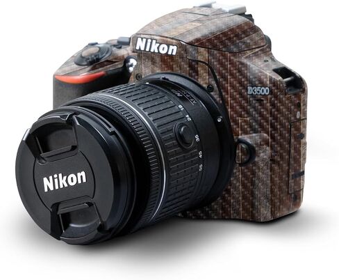 Carbon Fiber Skin Compatible with Nikon D3500 Camera - Cannabis Culture - Premium 3M Vinyl Protective Wrap Decal Cover - Easy to Apply | Crafted in The USA by MightySkins in Saudi Arabia