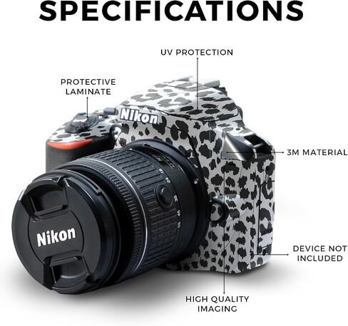 Carbon Fiber Skin Compatible with Nikon D3500 Camera - Cannabis Culture - Premium 3M Vinyl Protective Wrap Decal Cover - Easy to Apply | Crafted in The USA by MightySkins in Saudi Arabia