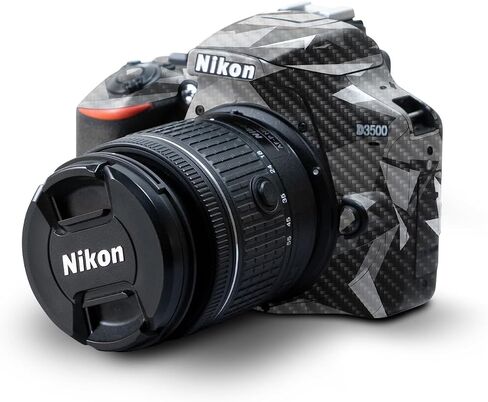 Carbon Fiber Skin Compatible with Nikon D3500 Camera - Cannabis Culture - Premium 3M Vinyl Protective Wrap Decal Cover - Easy to Apply | Crafted in The USA by MightySkins in Saudi Arabia