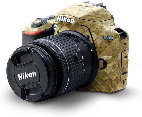 Carbon Fiber Skin Compatible with Nikon D3500 Camera - Cannabis Culture - Premium 3M Vinyl Protective Wrap Decal Cover - Easy to Apply | Crafted in The USA by MightySkins in Saudi Arabia