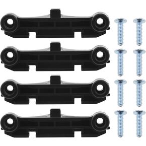 eMagTech 4PCS AM4 CPU Heatsink Bracket AMD CPU Fan Support Bracket Base with 8PCS Mounting Screws Computer Replacement Components Plastic Black