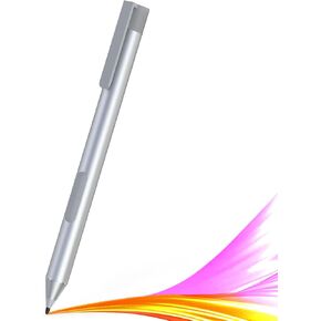 قلم شاشة لـ HP EliteBook x360 G6/G5/G4/G3/G2، HP Elite x2 G4/1013 G3/1012 G2/1012 G1، HP ProBook G1/G2، HP Pavilion x2 12-b0xx/b1xx، HP Spectre x2 12- a0xx، قلم AES 1.0، فضي in Kuwait