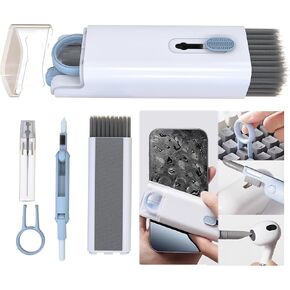 multi-functional electronic cleaning kit for keyboards, laptops, Cellphone, Earbuds, Camera Monitor and screens, all in 1 cleaning brush tool and screen cleaner.