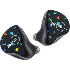 Linsoul ZiiGaat Doscinco داخل شاشة الأذن، 2DD+3BA سماعة أذن هجينة IEM، سماعات أذن سلكية، ضبط صوتي، مع كابل IEM لألعاب الموسيقي (4.4 مم)
