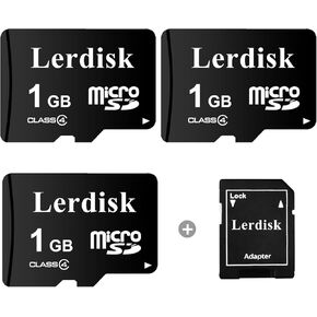 Factory Wholesale Micro SD Card 1GB Pack of 3 in Bulk Class 4 with SD Adapter Produced by Authorized Licencee