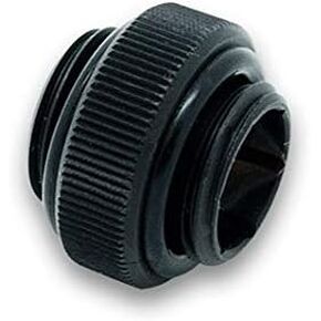 EK Water Blocks EK-AF Extender 6mm M-M G1/4 Black - Cooling Hardware Accessories (18.8mm, 18.8mm, 6mm)