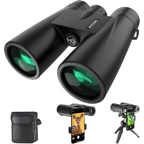 Binoculars for Adults - HD High Powered Compact Binoculars, Waterproof Binoculars for Bird Watching, Hunting, Stargazing, Hiking, Travel, Sports