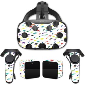 MightySkins Skin Compatible with HTC Vive Full Coverage - Fun Guns | Protective, Durable, and Unique Vinyl Decal wrap Cover | Easy to Apply, Remove, and Change Styles | Made in The USA