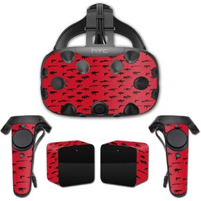 MightySkins Skin Compatible with HTC Vive Full Coverage - Guns | Protective, Durable, and Unique Vinyl Decal wrap Cover | Easy to Apply, Remove, and Change Styles | Made in The USA