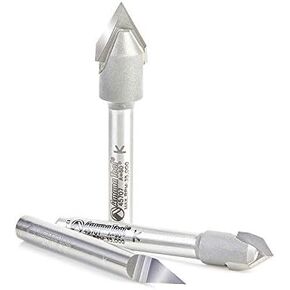 Amana Tool - AMS-129 3-Pc "Zeo Pt." Solid Carbide & Carbide Tipped 30, 60 & 90°