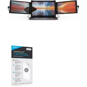 BoxWave Screen Protector Compatible with Xebec Tri-Screen - ClearTouch Crystal (2-Pack), HD Film Skin - Shields from Scratches for Xebec Tri-Screen