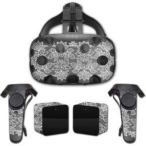 MightySkins Skin Compatible with HTC Vive Full Coverage - Floral Lace | Protective, Durable, and Unique Vinyl Decal wrap Cover | Easy to Apply, Remove, and Change Styles | Made in The USA