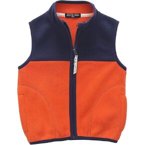 Aivtalk Girls Vest Boys Fleece Vest Zipper Sleeveless Jacket Pockets Fall Winter Waistcoat