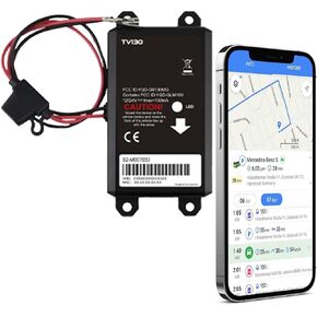 TV130 Vehicle GPS Tracker - Self Installation, Cost-Effective - Pay As You Go Car Tracking Device, Real-Time 4G LTE Tracker for Fleet, Van, Caravan, Motorbike, Car - 24/7 Customer Support.