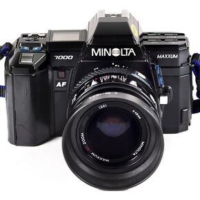 Minolta 7000 35MM Film SLR Camera With Maxxum AF Zoom Lens (Renewed)