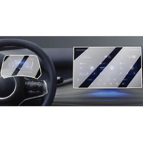 Tempered Glass Screen Protector for BYD Atto3 12.8in Center Control Touchscreen Navigation Touch Screen Protector and Dashboard Screen Protector - Anti-Scratch Shock Resistant&Ultra Clear
