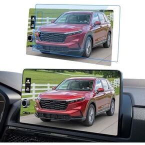 GFJNFG Screen Protector for 2023 2024 2025 Honda CRV CR-V/Civic/HRV HR-V/Pilot/Acura Integra and 2024 Honda Ridgeline 9 Inch HD Tempered Glass Anti-Scratch Reduce Fingerprints Glare