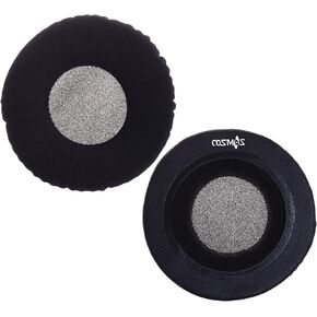 Cosmos ® 1 Pair Black Color Velvet Replacement Earpad Ear Pad Cushion for AKG K 240 Studio Headphones