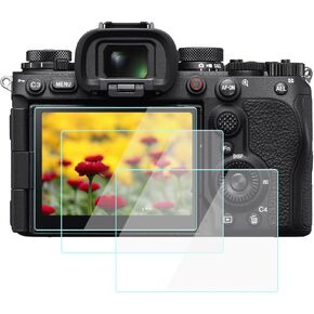 A9iii Screen Protector Compatible for Sony A9III / a9iii Camera, 9H Tempered Glass Anti-Scrach Anti-Bubble Ultra-Clear (3 Pack)