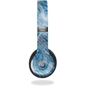 Carbon Fiber Headphone Skin Compatible with Beats Solo 4 - Winter Rock - Premium 3M Vinyl Protective Wrap Decal Cover - Easy to Apply | Crafted in The USA by MightySkins