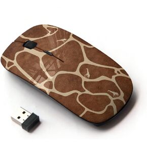 [ Optical 2.4G Wireless Mouse ] Giraffe Pattern