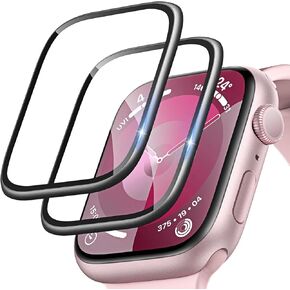 Designed for Apple Watch Series 9 Series 8 Series 7 41mm Soft HD Transparent TPU Protective Film Anti-Scratch Touch Sensitive Full Cover