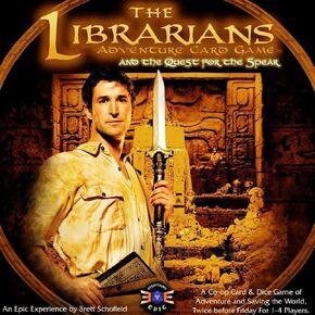 The Librarians: لعبة بطاقات المغامرة: Quest for The Spear-Expansion 1|2 أبطال جدد و3 مغامرات|لعبة بطاقات ولوحة مرخصة مستوحاة من الفيلم الناجح والبرنامج التلفزيوني|لعب تعاوني أو منفرد|1-4 لاعبين