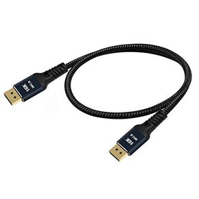 Cablecc DisplayPort 2.0 DP to DP Cable 16K 60hz Cable Ultra-HD UHD DP 1.4 8K 120hz for PC Laptop TV 1M
