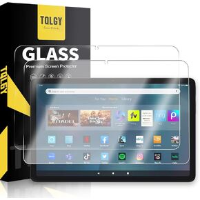 TQLGY [2 Pack] Designed for Fire Max 11 Tablet 11 inch (2023 Release) Screen Protector Tempered Glass, High Definition, Anti-Scratch