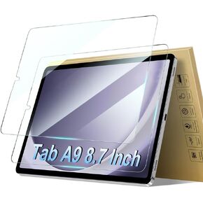 ZtotopCases 2 Pack Screen Protector for Samsung Galaxy Tab A9 8.7 Inch 2023, Easy Installation/Case Friendly/9H Hardness Tempered Glass HD Screen Protector for Galaxy Tablet A9 (SM-X110/X115/X117)