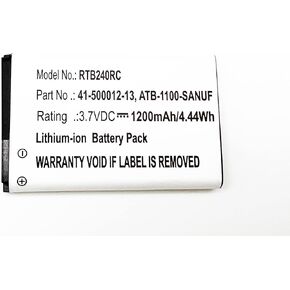 Replacement Battery for RTI Pro24.r Pro Pro24.i Pro24.r v2 Pro24.z 41-500012-13 ATB-1100-SANUF
