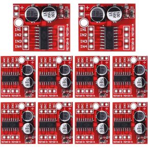 5pcs L298N Motor Driver Controller Board DC Dual H-Bridge Robot Stepper Motor Control and Drives Module for Arduino Smart Car Power UNO MEGA R3 Mega2560 (Controller Board)
