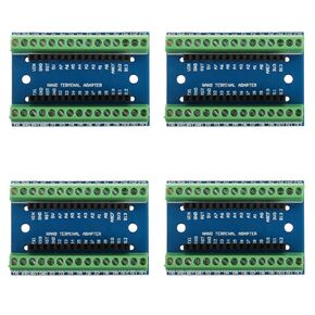 BOJACK Nano V3.0 3.0 Controller Terminal Adapter Expansion Board Nano IO Shield Simple Extension Plate for Arduino Nano AVR ATMEGA328P（4PCS）