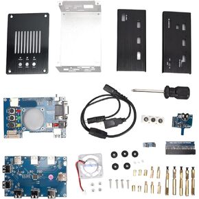Mister FPGA Metal Housing Kit, 32Mb SDRAM Board with Tutorial, USB Hub V2.1 Io Board Metal Housing Set for Simulates Game Consoles, Computers, and Arcade Boards