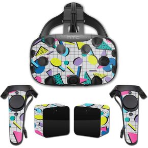 MightySkins Skin Compatible with HTC Vive Full Coverage - Awesome 80s | Protective, Durable, and Unique Vinyl Decal wrap Cover | Easy to Apply, Remove, and Change Styles | Made in The USA