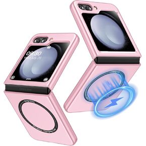 for Samsung Galaxy Z Flip 6 Case Magnetic [Compatible with MagSafe] Wireless Charging, Shockproof Galaxy Flip 6 Case, Anti Scratch Slim Phone Protective Cover for Samsung Z Flip 6 Phone Case, 2024