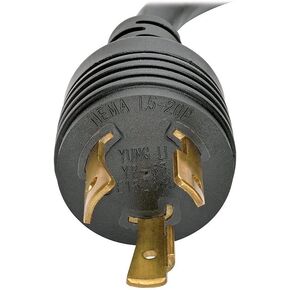TRIPP LITE P046-06N-T 6" Heavy-Duty Power Adapter Cord, 20A, 12 AWG